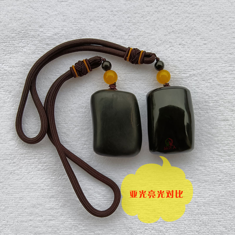 手把件亮光亚光对比